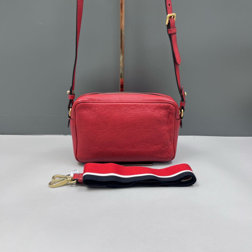 Miu Miu Camera Case Goatskin Red