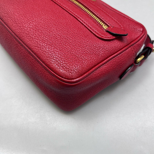 Miu Miu Camera Case Goatskin Red