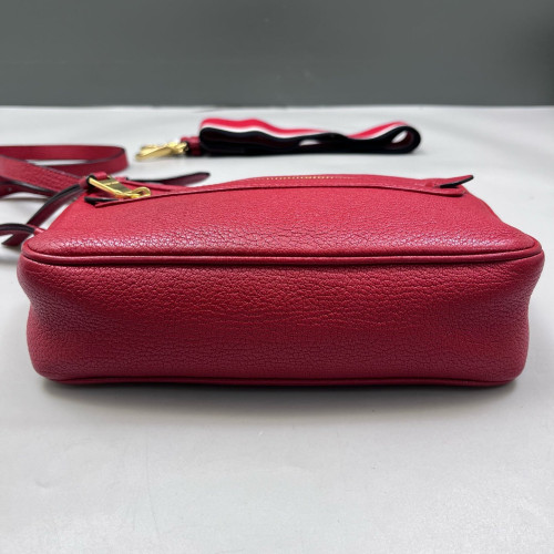 Miu Miu Camera Case Goatskin Red