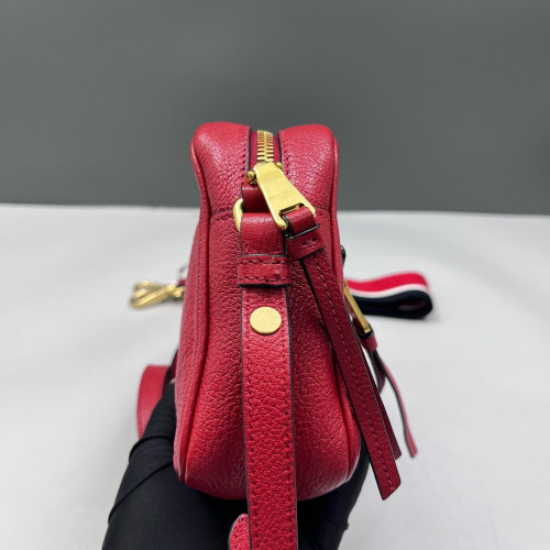 Miu Miu Camera Case Goatskin Red