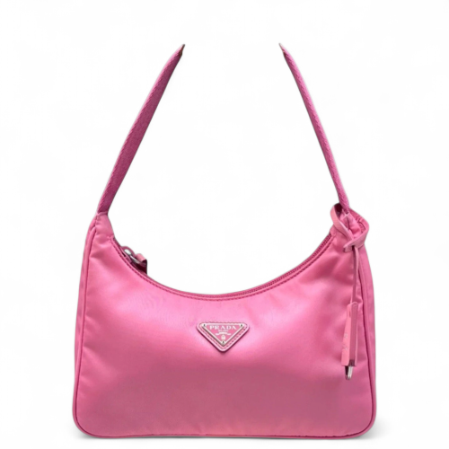 Prada Mini Re-Edition 2000 Shoulder Bag Nylon Pale Orchid