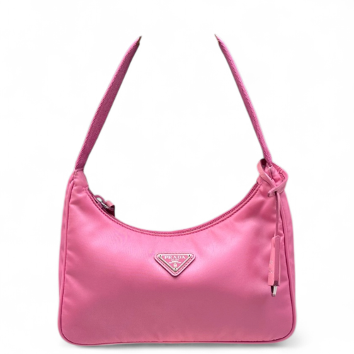 Prada Mini Re-Edition 2000 Shoulder Bag Nylon Pale Orchid