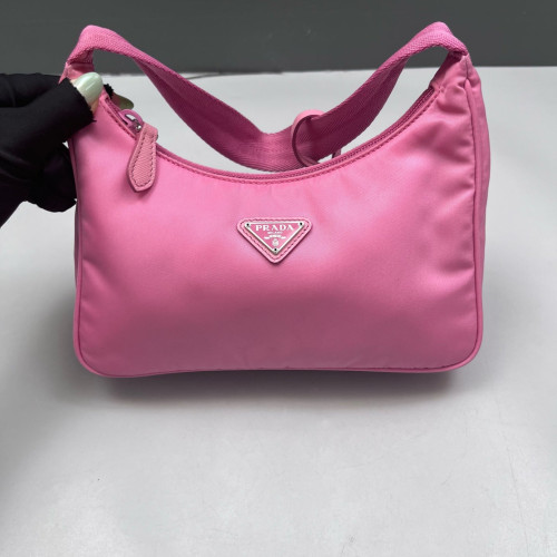 Prada Mini Re-Edition 2000 Shoulder Bag Nylon Pale Orchid