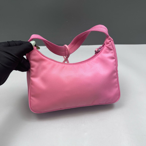 Prada Mini Re-Edition 2000 Shoulder Bag Nylon Pale Orchid