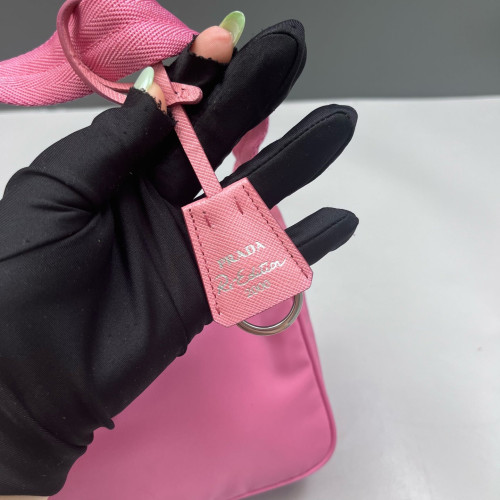 Prada Mini Re-Edition 2000 Shoulder Bag Nylon Pale Orchid