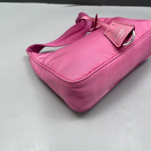 Prada Mini Re-Edition 2000 Shoulder Bag Nylon Pale Orchid