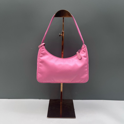 Prada Mini Re-Edition 2000 Shoulder Bag Nylon Pale Orchid