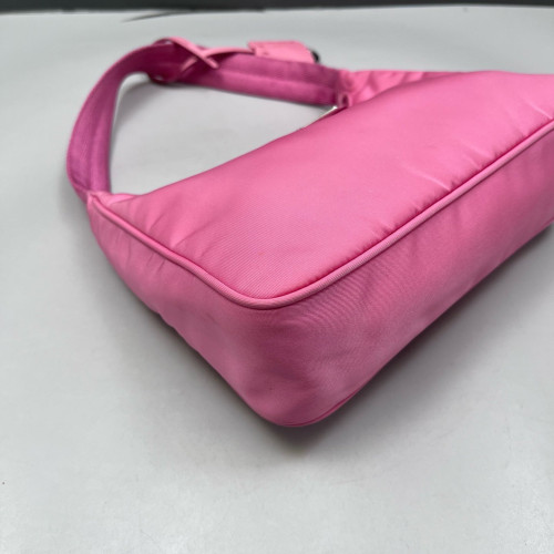 Prada Mini Re-Edition 2000 Shoulder Bag Nylon Pale Orchid