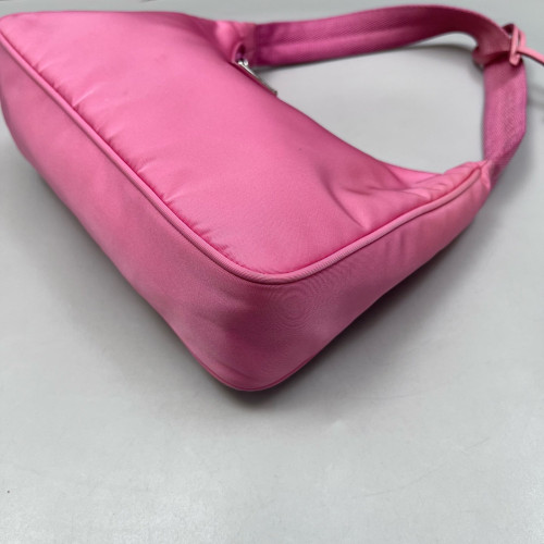 Prada Mini Re-Edition 2000 Shoulder Bag Nylon Pale Orchid