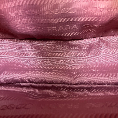 Prada Mini Re-Edition 2000 Shoulder Bag Nylon Pale Orchid