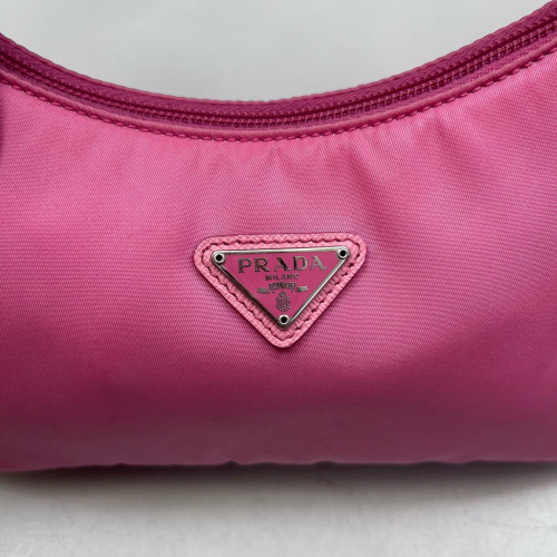 Prada Mini Re-Edition 2000 Shoulder Bag Nylon Pale Orchid