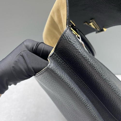 Louis Vuitton Volta Two-Way Bag Calfskin Black Louis Vuitton Volta Two-Way Bag Calfskin Black