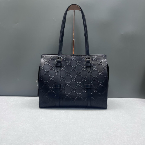 Gucci Tote Bag Guccissima Black