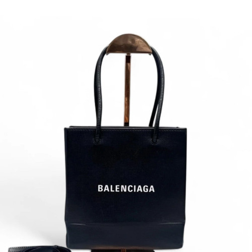 Balenciaga Shoulder Bag Calfskin Black