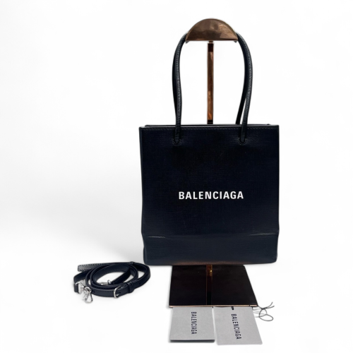 Balenciaga Shoulder Bag Calfskin Black
