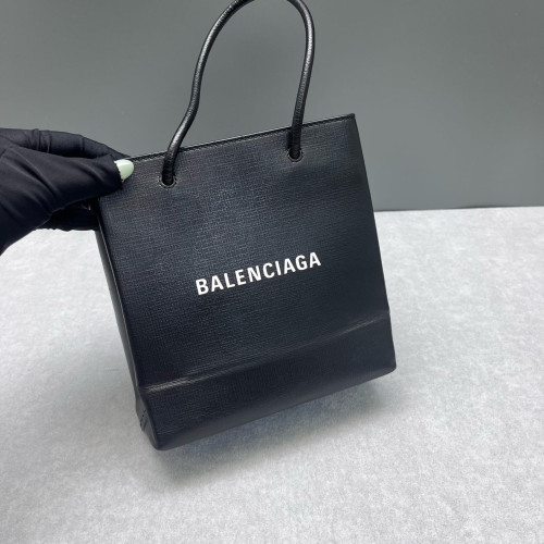 Balenciaga Shoulder Bag Calfskin Black
