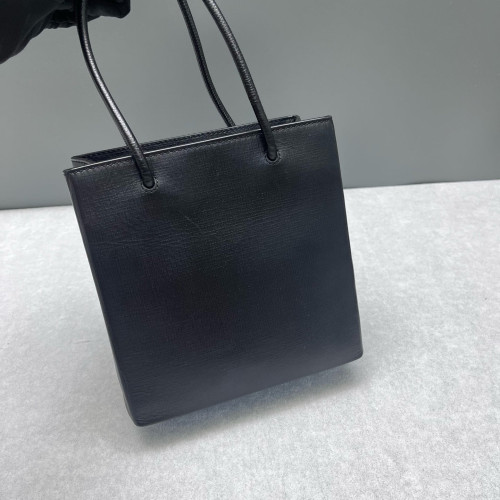 Balenciaga Shoulder Bag Calfskin Black
