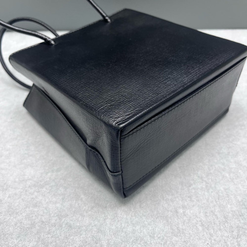 Balenciaga Shoulder Bag Calfskin Black