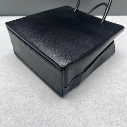 Balenciaga Shoulder Bag Calfskin Black