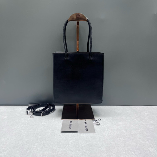 Balenciaga Shoulder Bag Calfskin Black
