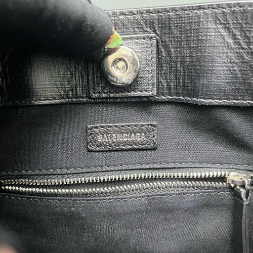 Balenciaga Shoulder Bag Calfskin Black