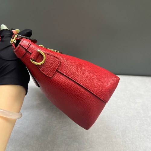 Gucci Charms Two-Way Bag Dollar Calfskin Red