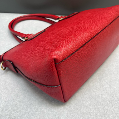 Gucci Charms Two-Way Bag Dollar Calfskin Red