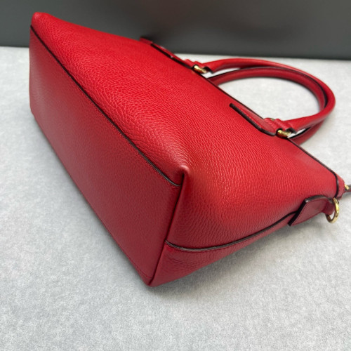 Gucci Charms Two-Way Bag Dollar Calfskin Red
