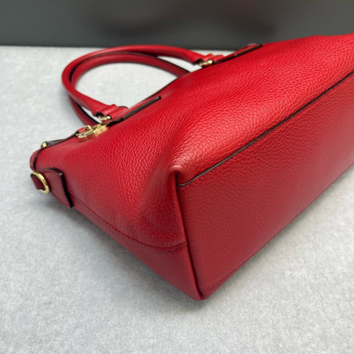 Gucci Charms Two-Way Bag Dollar Calfskin Red