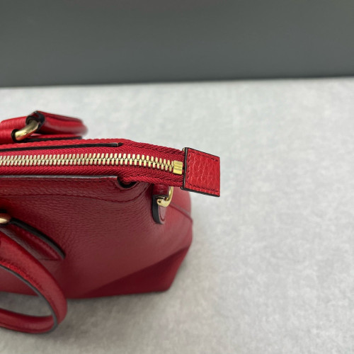 Gucci Charms Two-Way Bag Dollar Calfskin Red