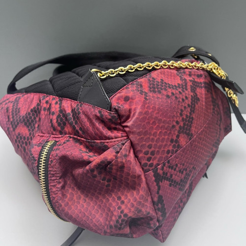 Burberry Large Rucksack Backpack Nylon Pink Black
