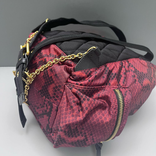 Burberry Large Rucksack Backpack Nylon Pink Black