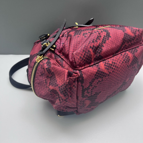 Burberry Large Rucksack Backpack Nylon Pink Black