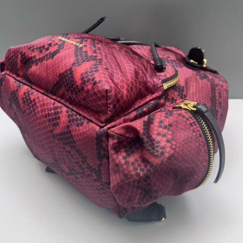 Burberry Large Rucksack Backpack Nylon Pink Black
