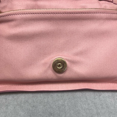 Salvatore Ferragamo Vara Bow Crossbody Bag Soft Calfskin Pink Red Beige