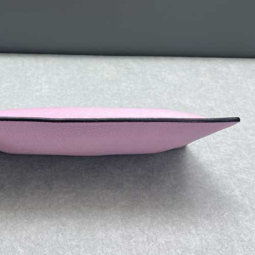 Versace Clutch Grained Calfskin Pink