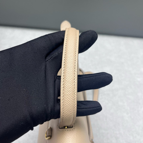 Celine Nano Belt Bag Grained Calfskin Beige