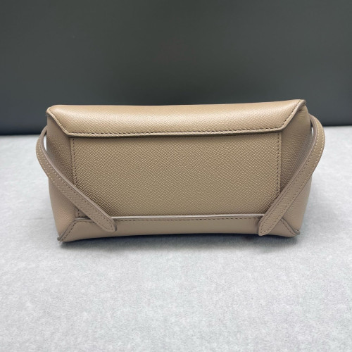 Celine Nano Belt Bag Grained Calfskin Beige