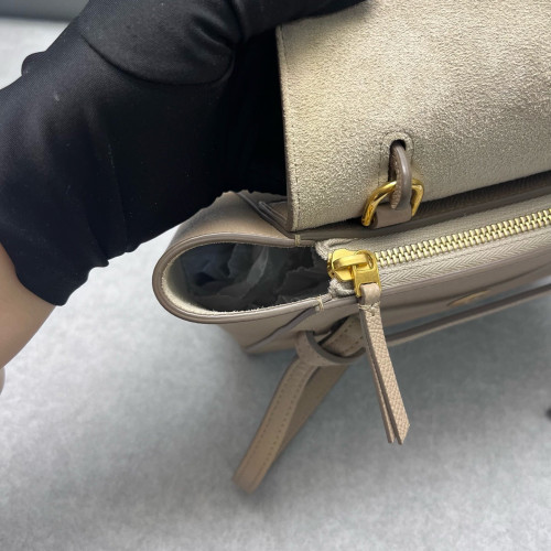 Celine Nano Belt Bag Grained Calfskin Beige