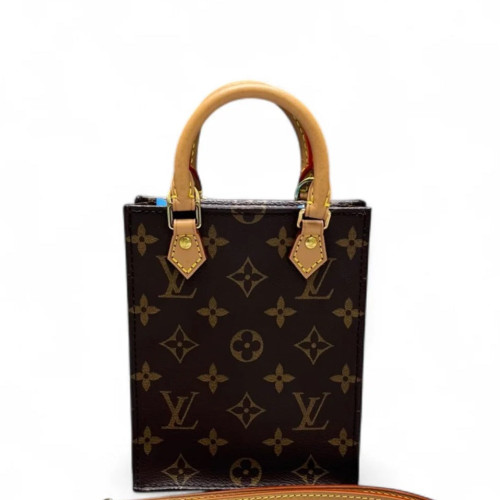 Louis Vuitton Petite Sac Plat Monogram Brown