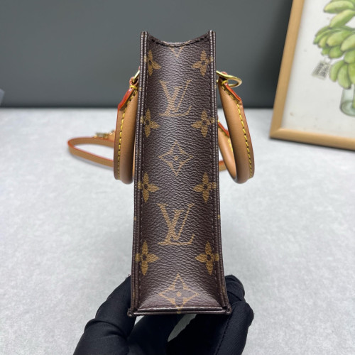 Louis Vuitton Petite Sac Plat Monogram Brown