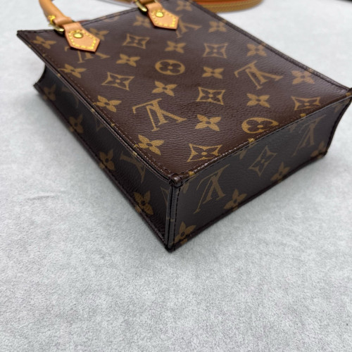 Louis Vuitton Petite Sac Plat Monogram Brown