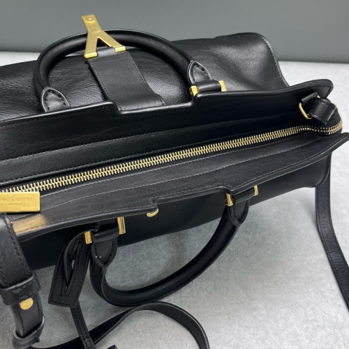 Yves Saint Laurent Small Cabas Chyc Calfskin Black