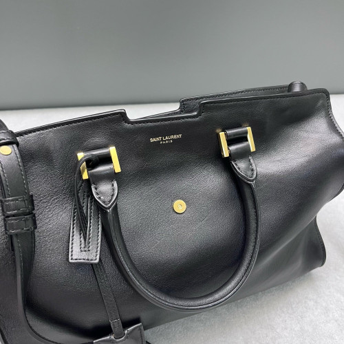 Yves Saint Laurent Small Cabas Chyc Calfskin Black