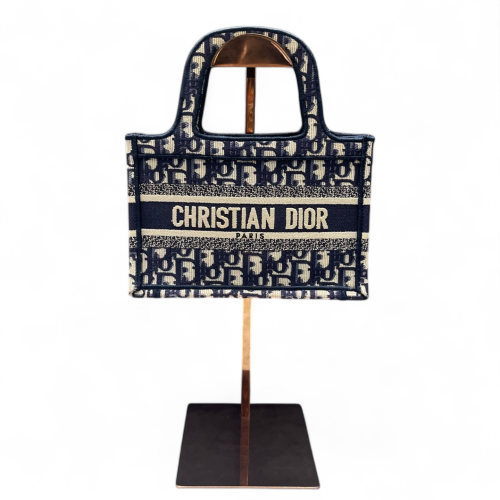 Dior Mini Book Tote Oblique Blue