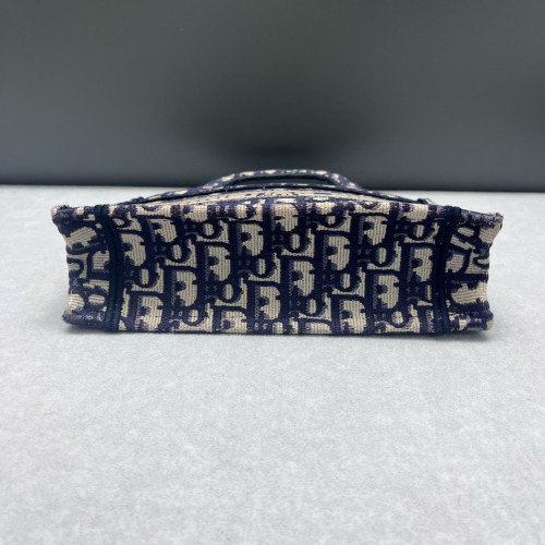 Dior Mini Book Tote Oblique Blue