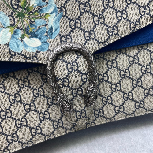 Gucci Dionysus GG Supreme Monogram Blooms Beige Blue