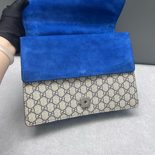 Gucci Dionysus GG Supreme Monogram Blooms Beige Blue