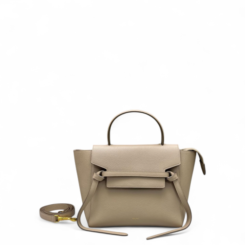 Celine Micro Belt Bag Grained Calfskin Natural Tan Celine Micro Belt Bag Grained Calfskin Natural Tan