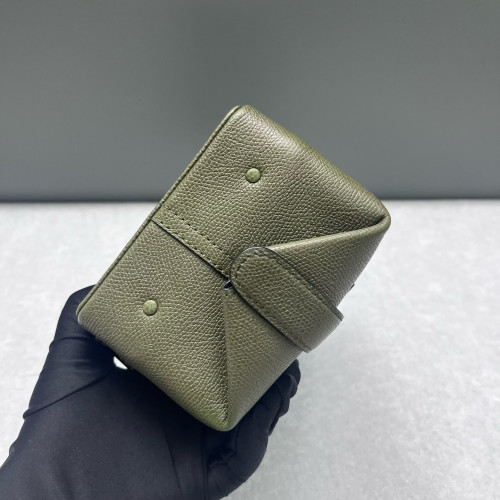 Valextra Box Bag Calfskin Green